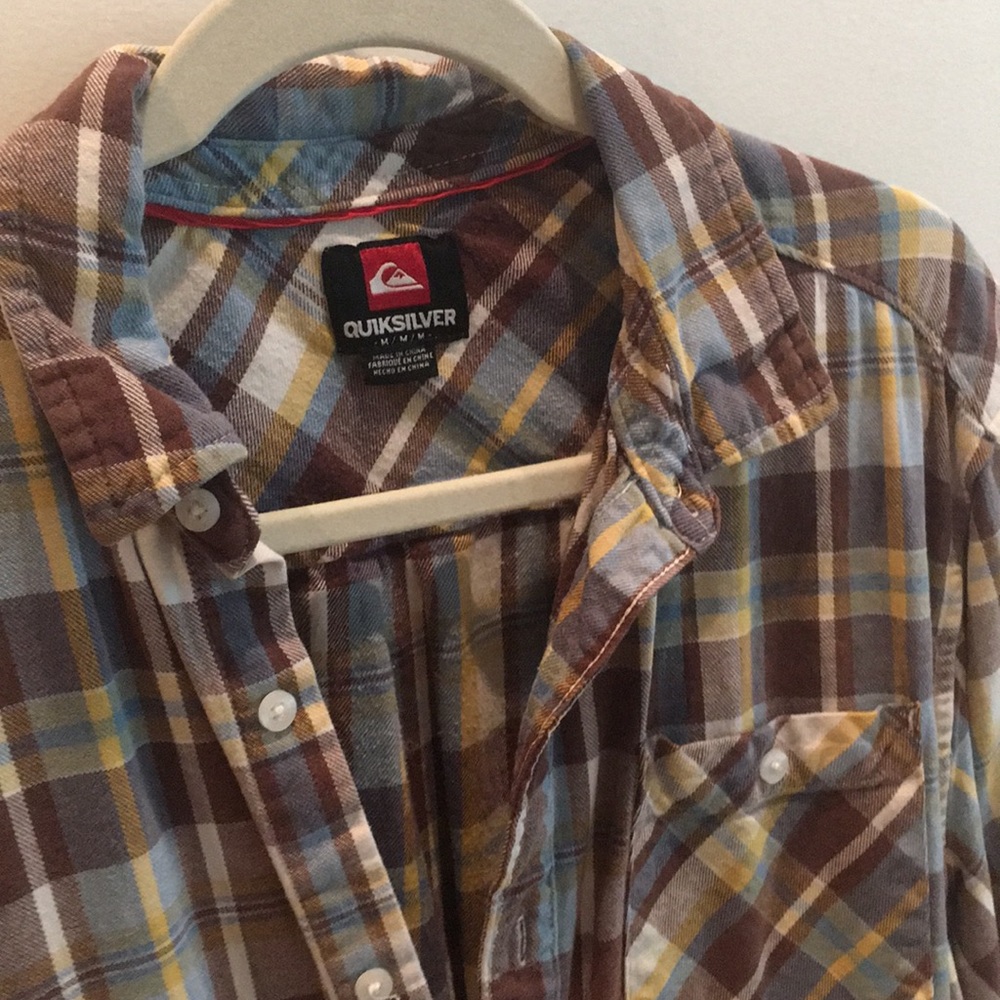 Quicksilver plaid flannel - Picture 2 of 2